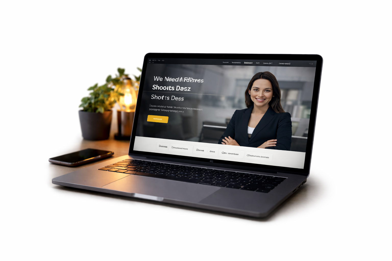 bureau professionnel avec site wordpress